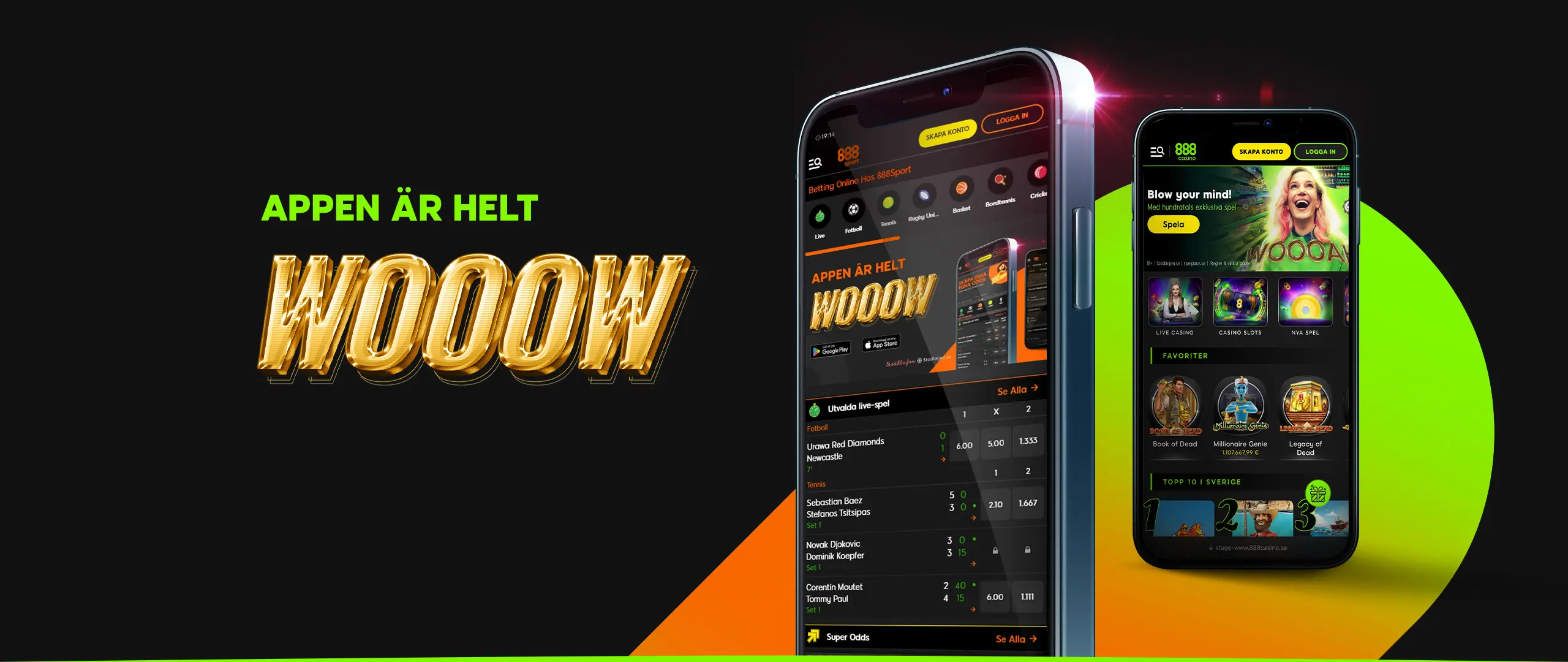 la mejor aplicación móvil 888 Casino